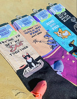 GROOVY THINGS BRAND LADIES ‘I’M SORRY MY GIVE A SHIT FAIRY JUST DIED’ SOCKS - Novelty Socks for Less