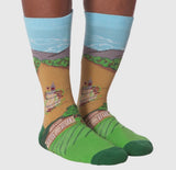K. BELL Mens VINEYARD/WINERY Socks MADE IN USA - Novelty Socks for Less