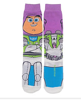 DISNEY’S TOY STORY MEN’S BUZZ LIGHTYEAR 360 SOCKS BIOWORLD BRAND - Novelty Socks for Less