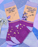 GROOVY THINGS BRAND LADIES ‘I’M SORRY MY GIVE A SHIT FAIRY JUST DIED’ SOCKS - Novelty Socks for Less