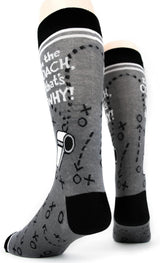 FOOT TRAFFIC Brand Men’s ‘I’M THE COACH' Socks - Novelty Socks for Less