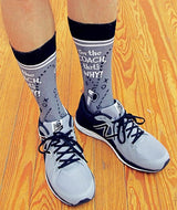 FOOT TRAFFIC Brand Men’s ‘I’M THE COACH' Socks - Novelty Socks for Less