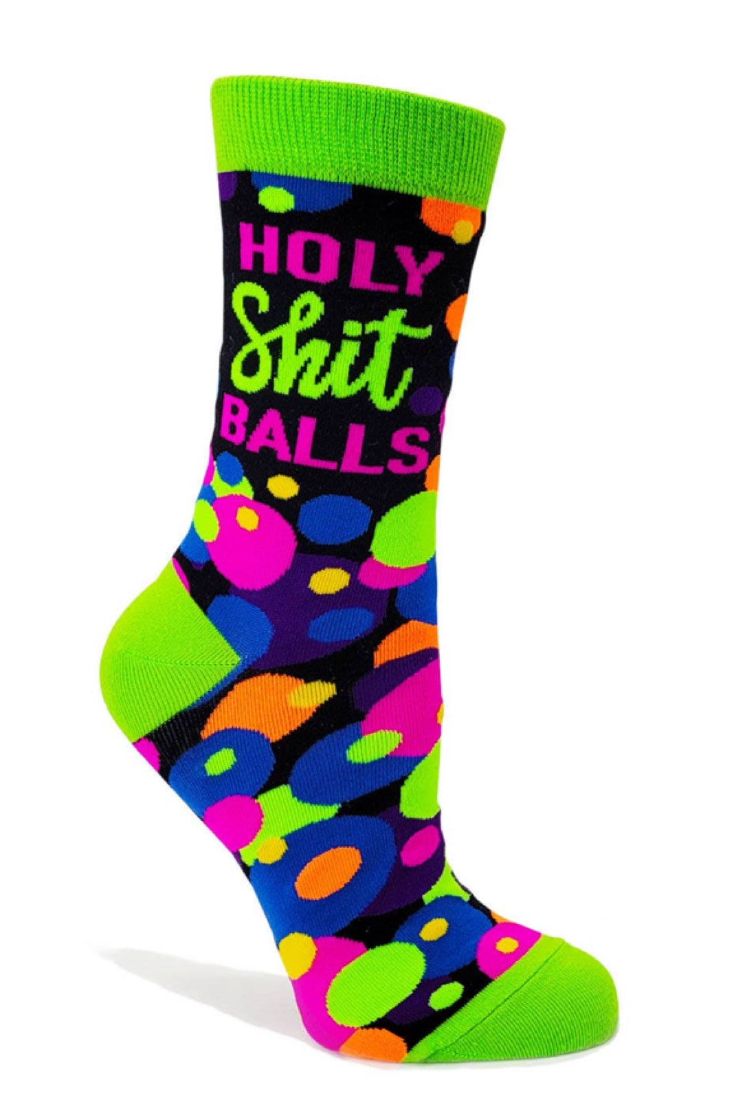 FABDAZ Brand Ladies HOLY SHIT BALLS Socks - Novelty Socks for Less