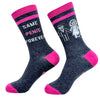 CRAZY DOG Brand Ladies BACHELORETTE WEDDING Socks ‘SAME PENIS FOREVER’ - Novelty Socks for Less