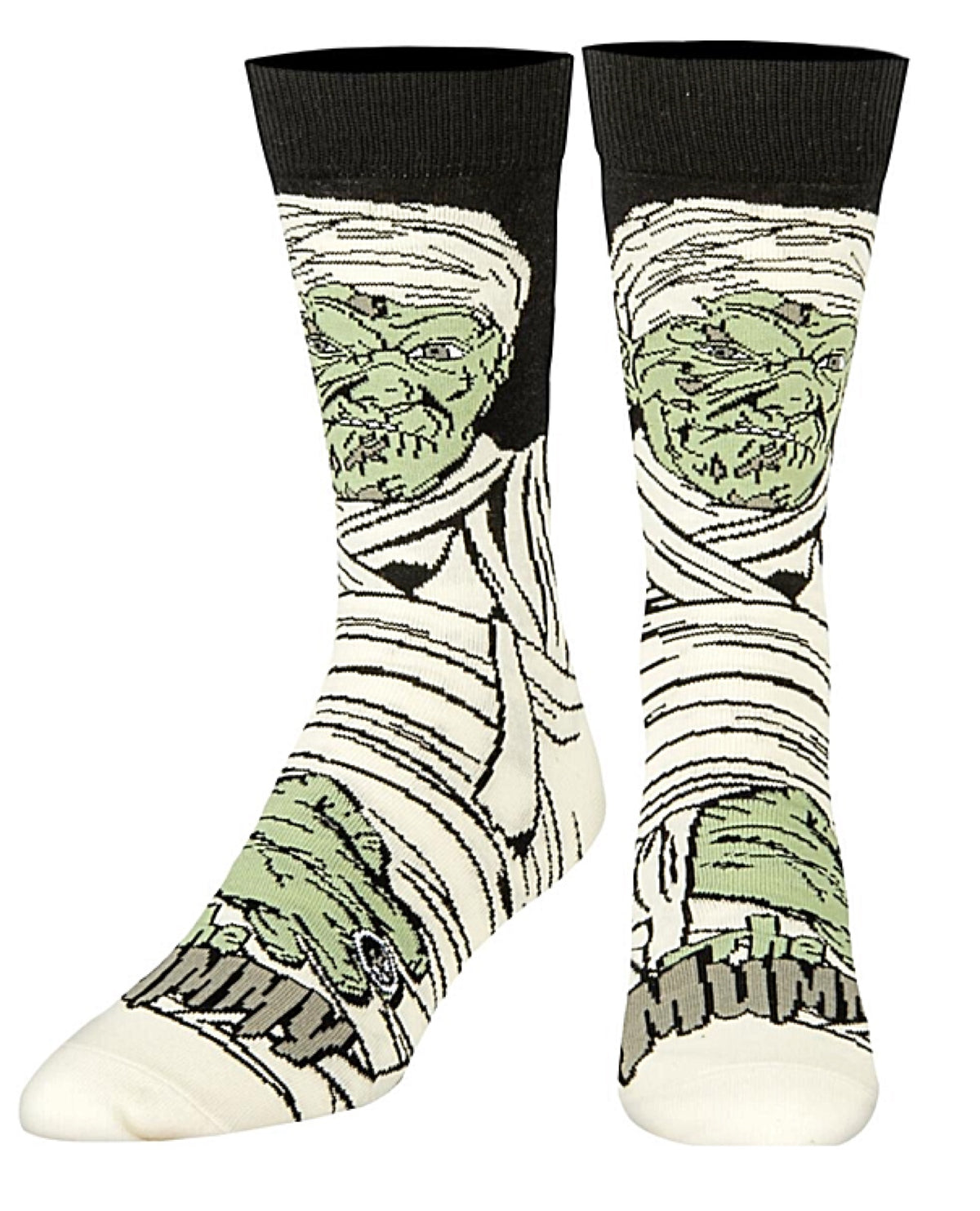 THE MUMMY MEN’S 360 UNIVERSAL MONSTERS HALLOWEEN SOCKS ODD SOX BRAND - Novelty Socks for Less