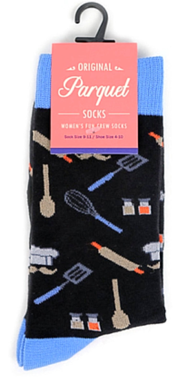 PARQUET BRAND Ladies CHEF, PASTRY CHEF, BAKER, FOODIE Socks - Novelty Socks for Less