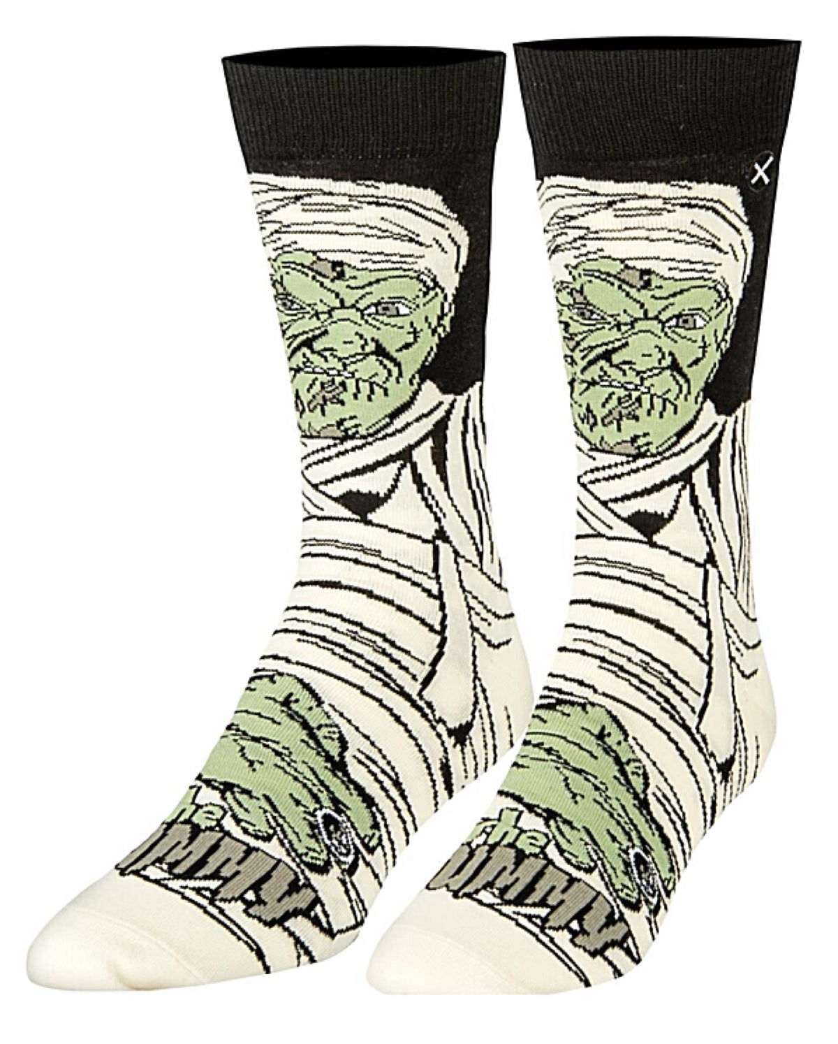 THE MUMMY MEN’S 360 UNIVERSAL MONSTERS HALLOWEEN SOCKS ODD SOX BRAND - Novelty Socks for Less