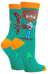 BOB ROSS Ladies ‘TRUE BOB ROSS’ Socks OOOH YEAH Brand - Novelty Socks for Less