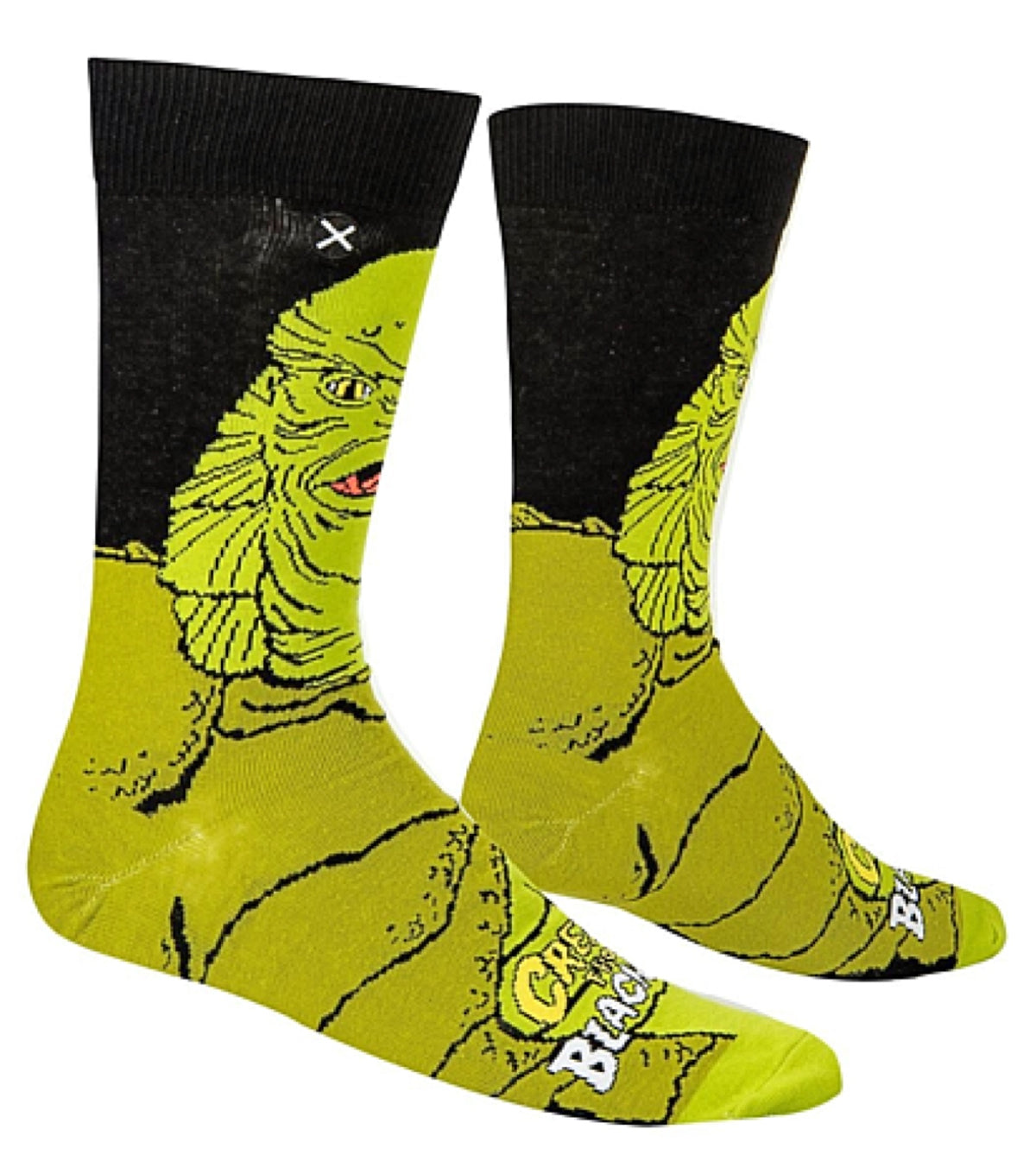 CREATURE FROM THE BLACK LAGOON MEN’S 360 HALLOWEEN SOCKS ODD SOX BRAND - Novelty Socks for Less