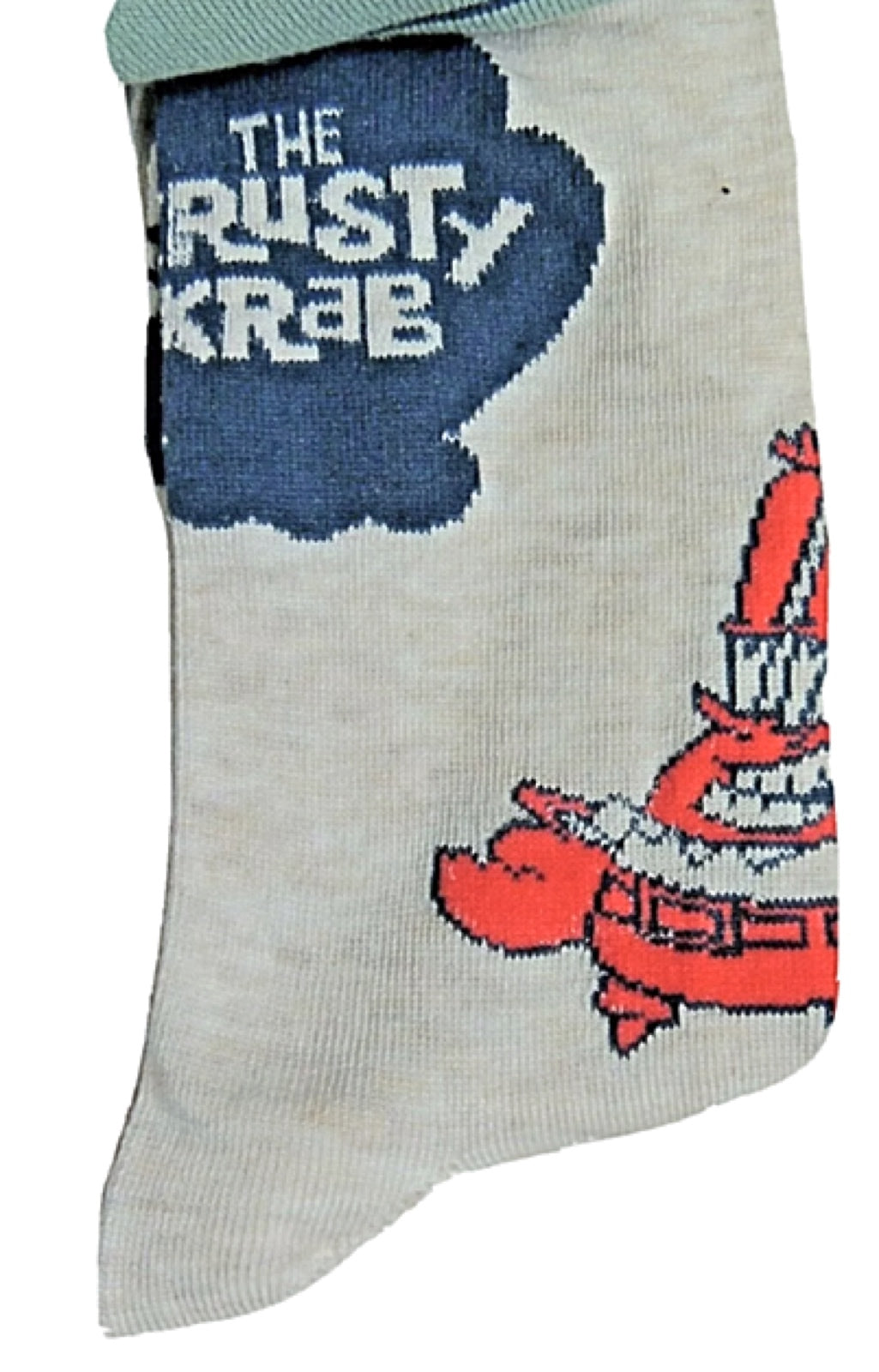 SPONGEBOB SQUAREPANTS MEN’S 2 PAIR OF SOCKS With MR. KRABS - Novelty Socks for Less