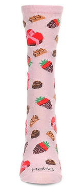 MeMoi BRAND LADIES VALENTINE CANDY SOCKS - Novelty Socks for Less
