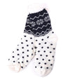 NOLLIA BRAND Ladies Winter Theme NON-SKID SHERPA SLIPPER SOCKS - Novelty Socks for Less