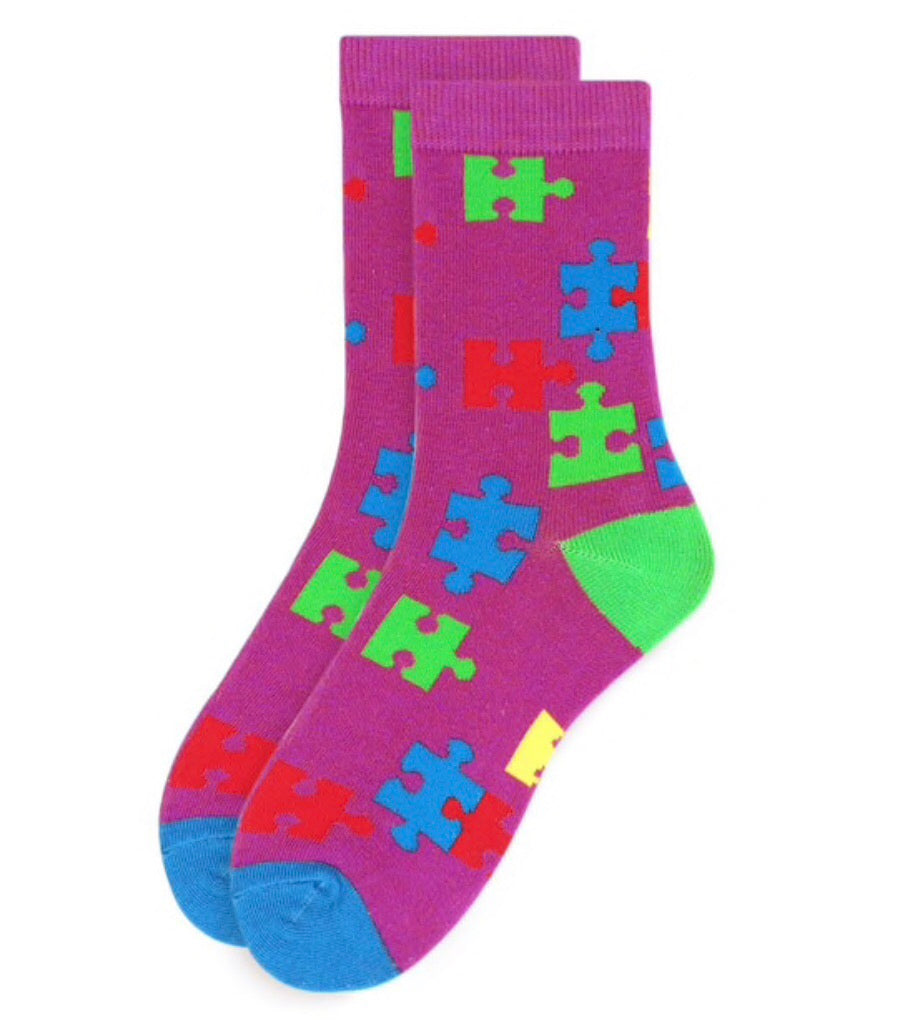 Parquet Brand Ladies AUTISM Socks - Novelty Socks for Less