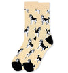 PARQUET BRAND Mens SIBERIAN HUSKY Socks - Novelty Socks for Less