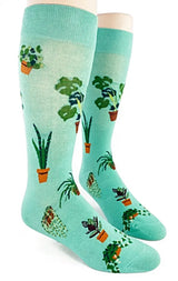 FOOT TRAFFIC Brand Men’s PLANT DUDE Socks - Novelty Socks for Less