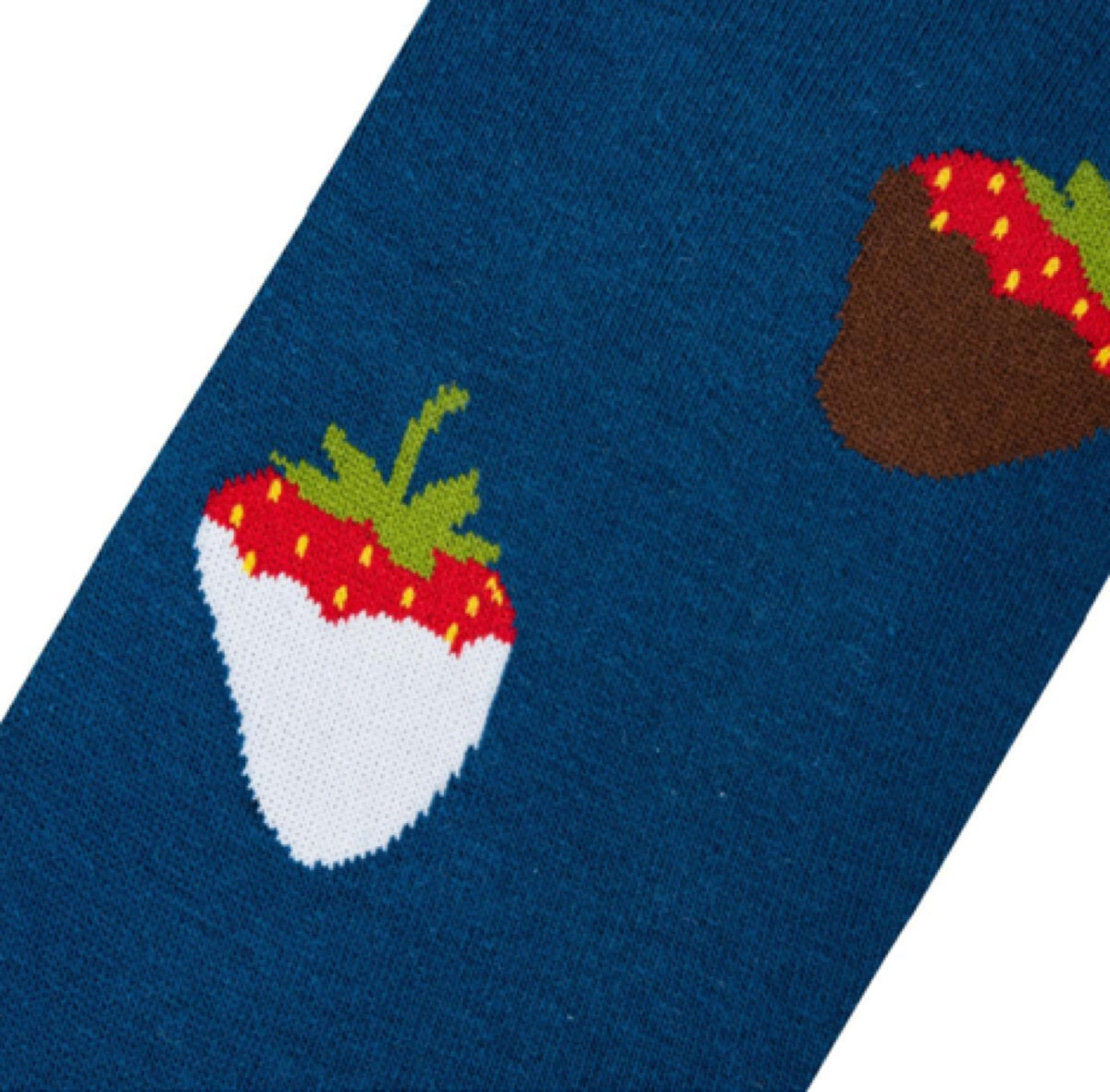 COOL SOCKS Brand Ladies CHOCOLATE COVERED STRAWBERRIES Socks - Novelty Socks for Less