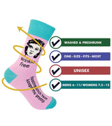 FUNATIC Brand RESTING BITCH FACE Socks - Novelty Socks for Less