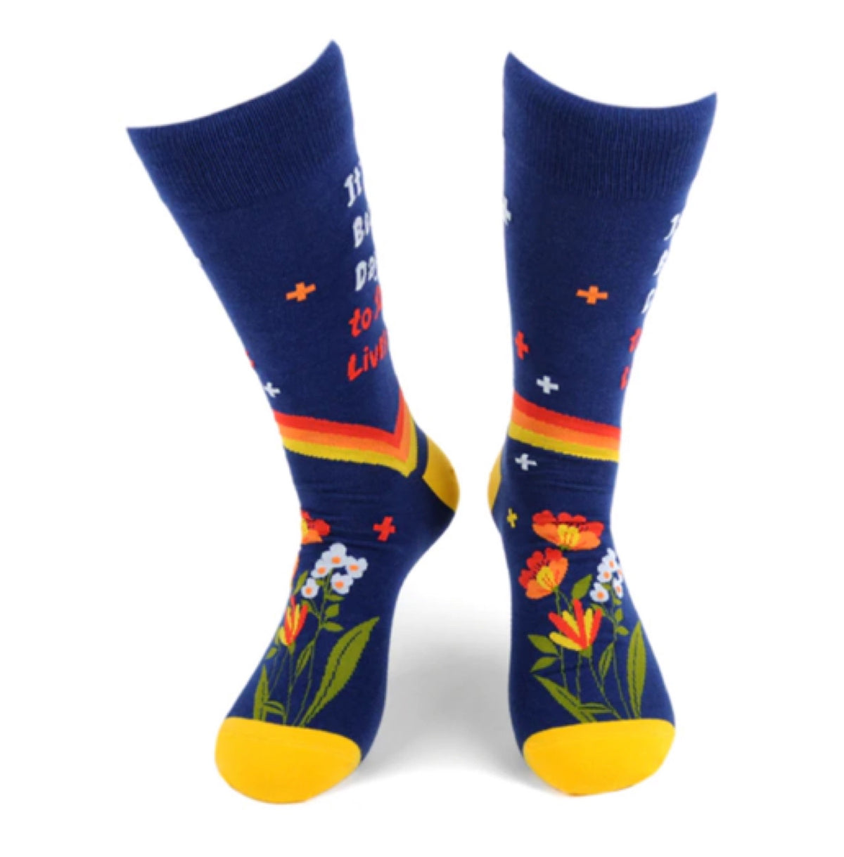 PARQUET Brand Men’s Medical 'IT'S A BEAUTIFUL DAY TO SAVE LIVES’ Socks - Novelty Socks for Less