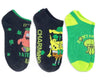 SPONGEBOB SQUAREPANTS Ladies 3 Pair Of ST. PATRICKS DAY No Show Socks - Novelty Socks for Less