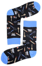 PARQUET BRAND Ladies CHEF, PASTRY CHEF, BAKER, FOODIE Socks - Novelty Socks for Less