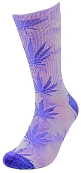 PARQUET Brand Men’s TIE DYE MARIJUANA POT Socks - Novelty Socks for Less