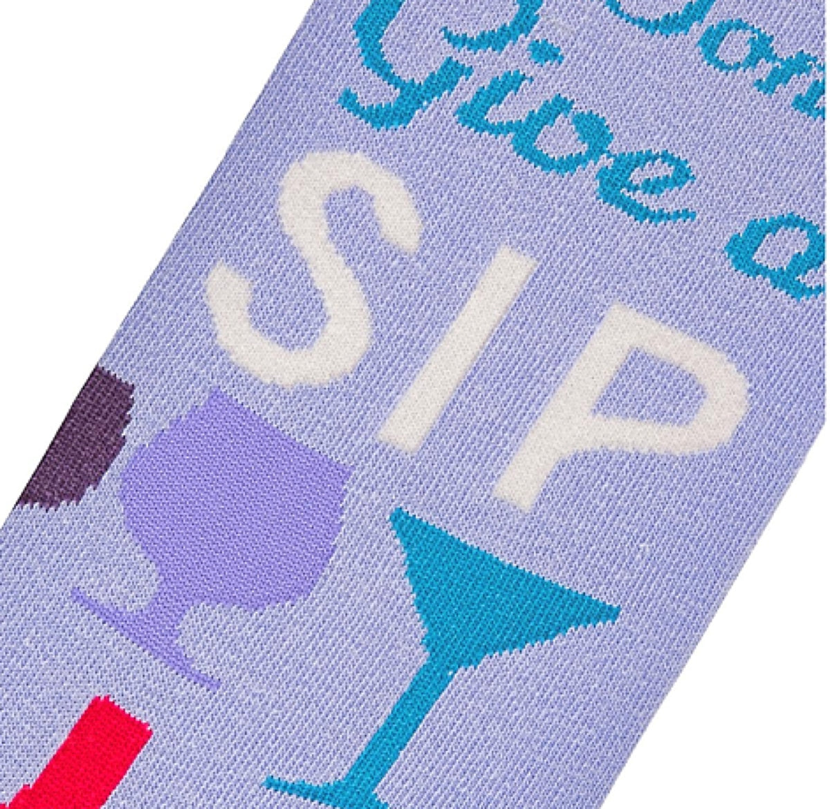 COOL SOCKS BRAND LADIES WINE SOCKS ‘I DON’T GIVE A SIP’ - Novelty Socks for Less