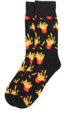 PARQUET Brand Men’s FRENCH FRIES Socks - Novelty Socks for Less
