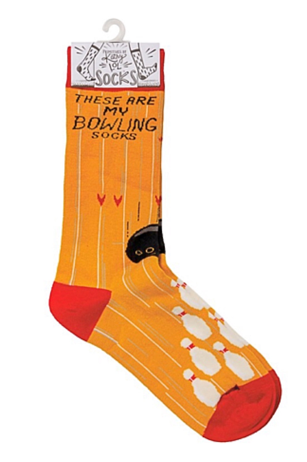PRIMITIVES BY KATHY Unisex ‘THESE ARE MY BOWLING SOCKS’ - Novelty Socks for Less