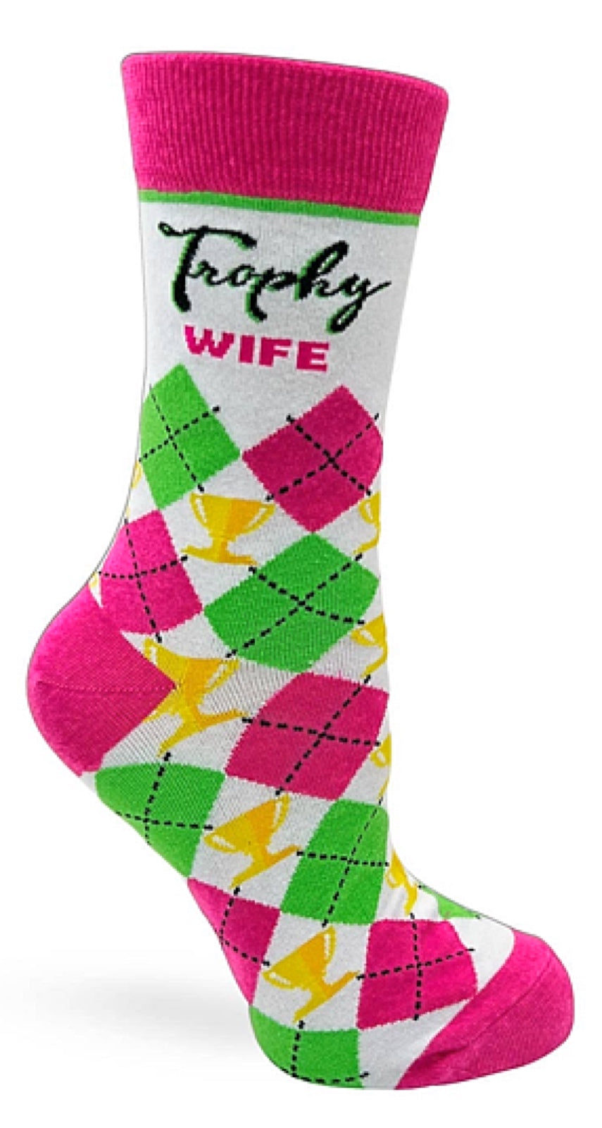 FABDAZ BRAND LADIES TROPHY WIFE SOCKS - Novelty Socks for Less