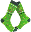 CRAZY DOG BRAND MEN’S ST. PATRICK’S DAY SOCKS ‘FIT SHACED’ - Novelty Socks for Less