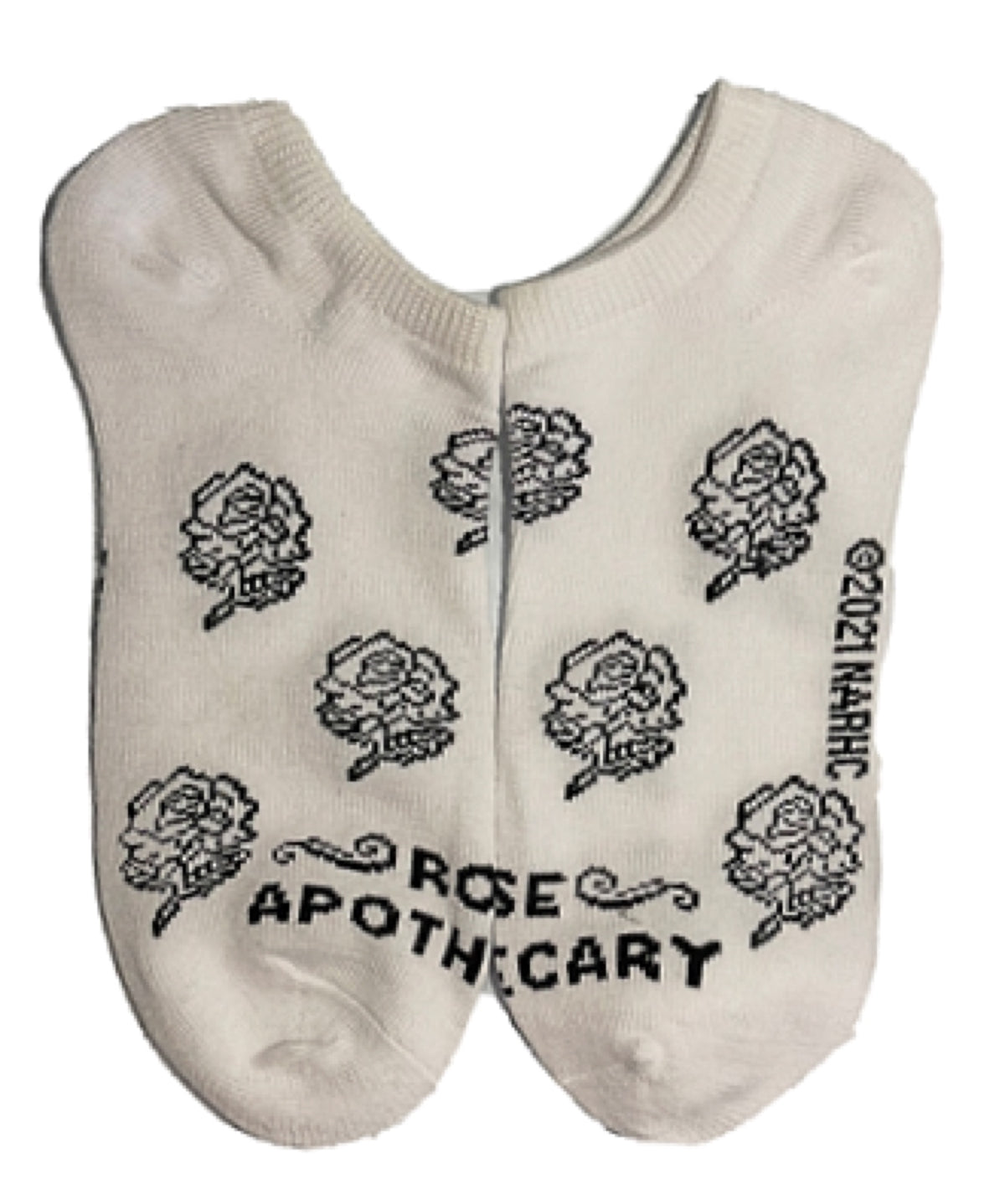 SCHITT’S CREEK TV SHOW Ladies 5 Pair Of No Show Socks 'ROSE APOTHECARY' - Novelty Socks for Less