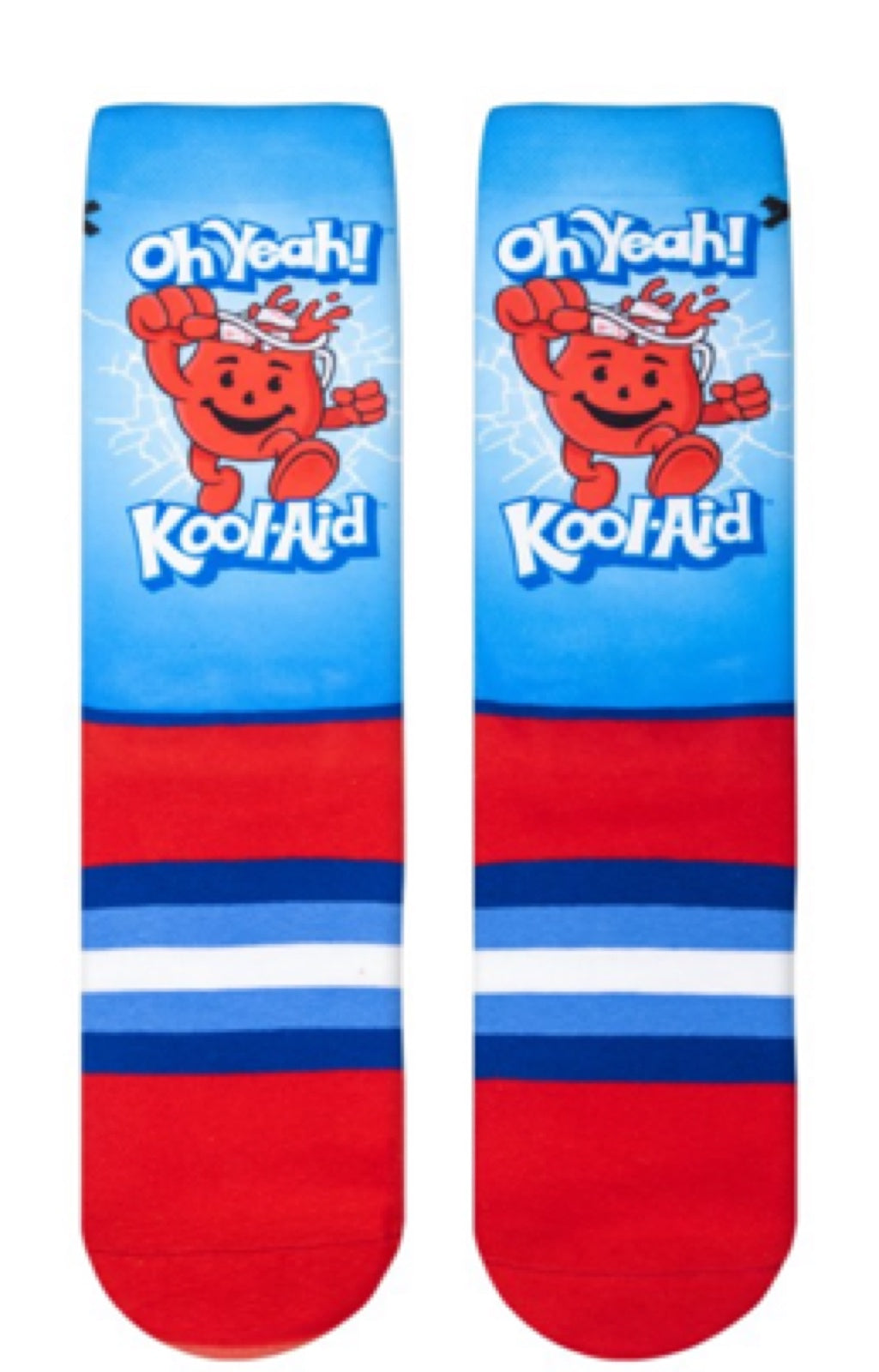 KOOL-AID DRINK MEN'S Socks KOOL AID DRINK MAN SAYS 'OH YEAH' ODD SOX BRAND - Novelty Socks for Less