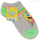 SPONGEBOB SQUAREPANTS LADIES 2 PAIR OF ST. PATRICK’S DAY NO SHOW SOCKS - Novelty Socks for Less