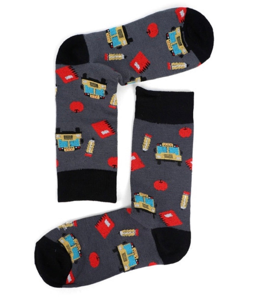 PARQUET BRAND Ladies SCHOOL TEACHER Socks - Novelty Socks for Less