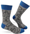 FABDAZ BRAND MEN’S MIDDLE FINGER SOCKS - Novelty Socks for Less