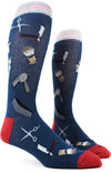 FOOT TRAFFIC Brand Mens BARBER SHOP Socks - Novelty Socks for Less