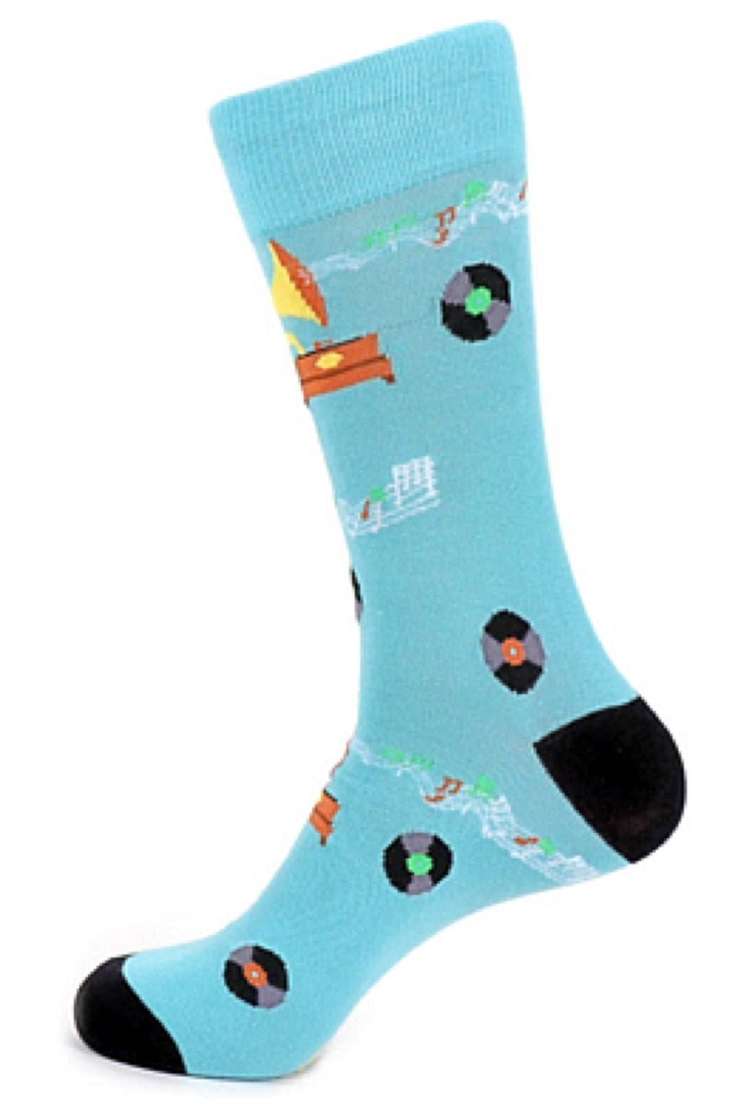 PARQUET Mens RECORD PLAYER Socks - Novelty Socks for Less