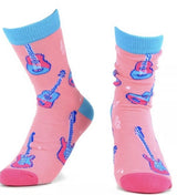 PARQUET BRAND Ladies GUITAR Socks - Novelty Socks for Less