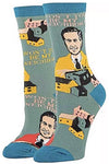 OOOH YEAH Brand Ladies MISTER ROGERS Socks 'WON'T YOU BE MY NEIGHBOR' - Novelty Socks for Less