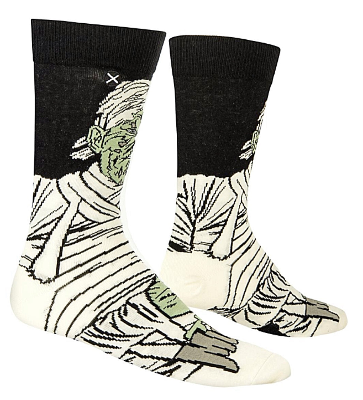 THE MUMMY MEN’S 360 UNIVERSAL MONSTERS HALLOWEEN SOCKS ODD SOX BRAND - Novelty Socks for Less