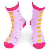 PARQUET BRAND Ladies HEART SHAPED CANDY Socks - Novelty Socks for Less