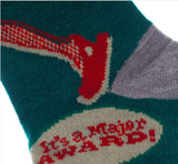 A CHRISTMAS STORY Men’s 3 Pair Crew Socks BOX SET BIOWORLD BRAND - Novelty Socks for Less