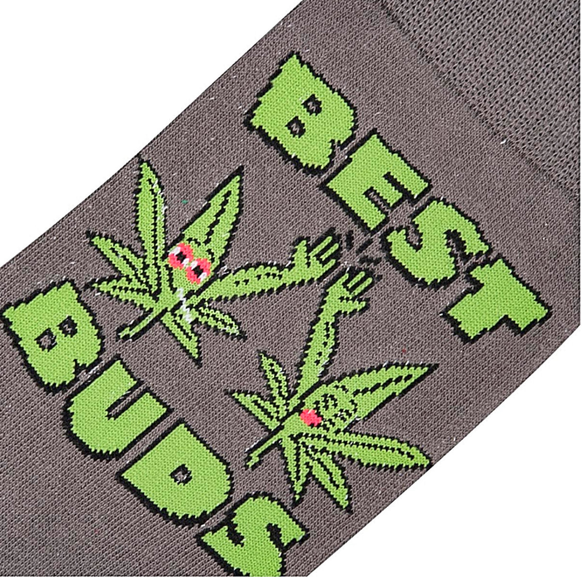 COOL SOCKS BRAND MEN’S MARIJUANA SOCKS ‘BEST BUDS’ - Novelty Socks for Less