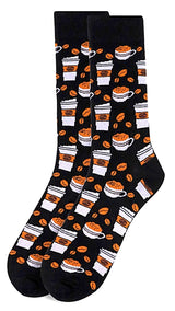PARQUET BRAND MEN’S COFFEE SOCKS (CHOOSE COLOR) - Novelty Socks for Less