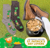 FOOZYS Brand Men’s SAINT PATRICKS DAY 2 Pair Of Socks - Novelty Socks for Less