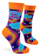 FABDAZ BRAND LADIES ‘STAY TRIPPY LITTLE HIPPIE’ SOCKS - Novelty Socks for Less