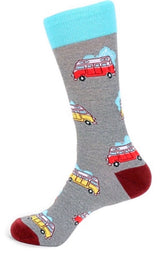 PARQUET BRAND Mens CAMPER VAN Socks - Novelty Socks for Less
