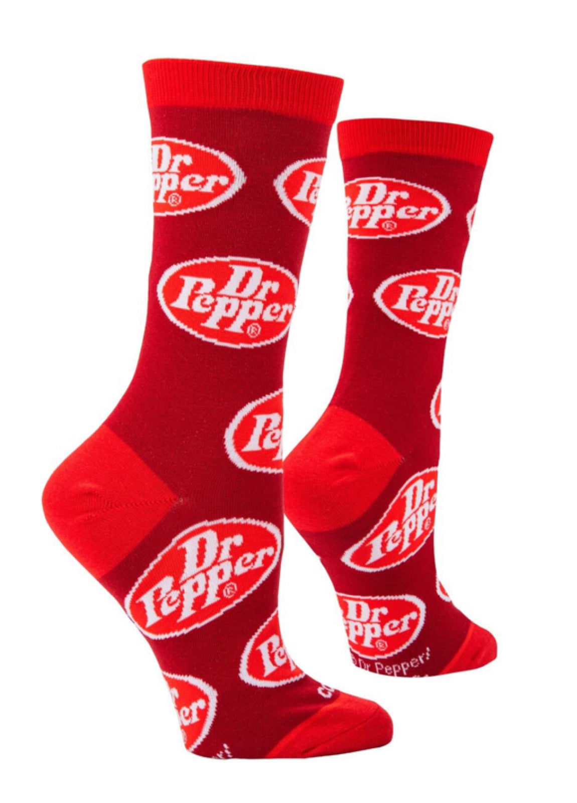 DR. PEPPER Soda Ladies Socks COOL SOCKS Brand - Novelty Socks for Less