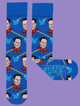FREAKER FEET Brand Unisex 'ELON MAN' SOCKS MADE IN THE USA! ELON MUSK & IRON MAN - Novelty Socks for Less