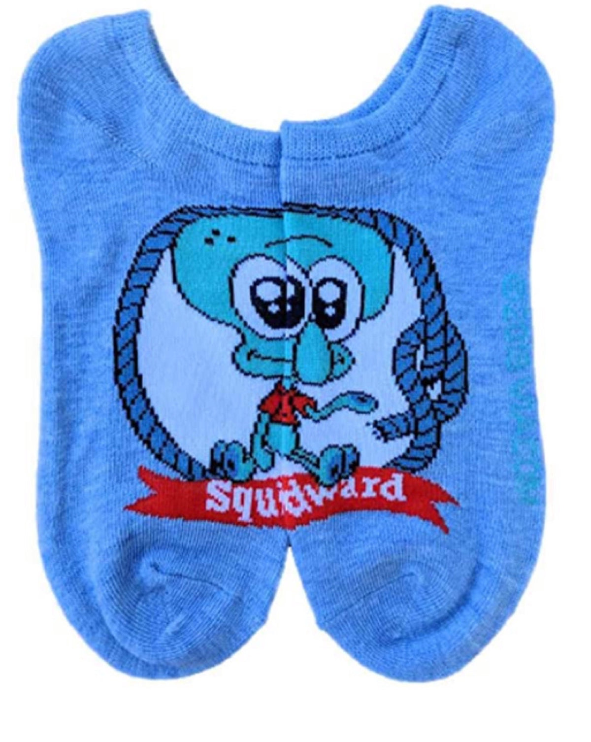 SPONGEBOB SQUAREPANTS Ladies 5 Pair Of No Show Socks - Novelty Socks for Less